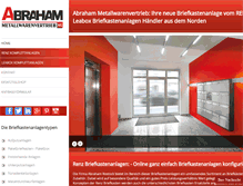 Tablet Screenshot of abraham-rostock.de